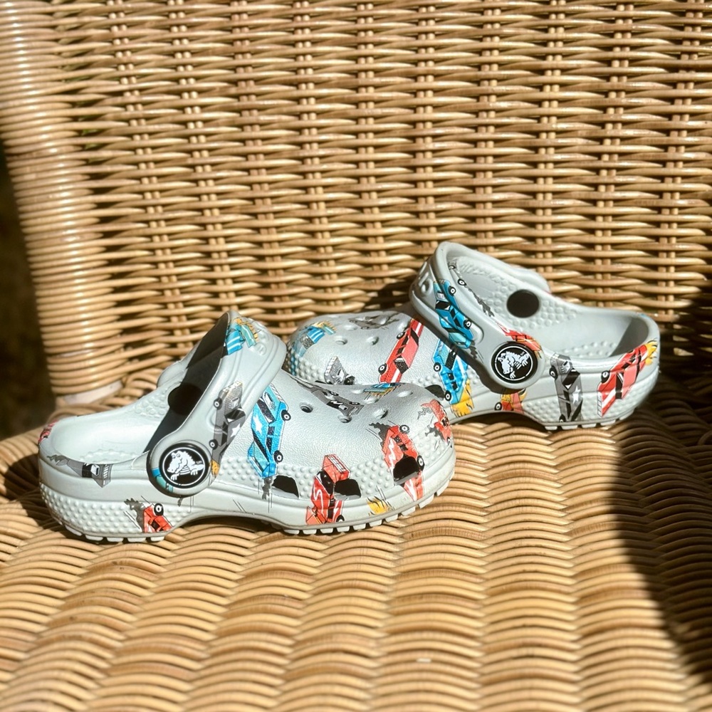 EUC CROCS Classic Racecar Clog - Toddler - Mirage - Picture 2 of 6